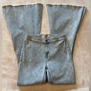 Patterned Women's Flare Jeans